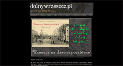 Desktop Screenshot of dolnywrzeszcz.pl